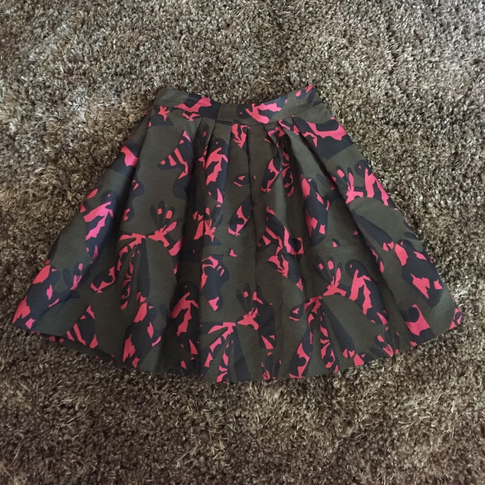 Army print skirt
